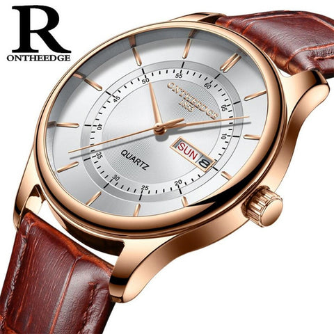 Rose Gold Dial Male Watch