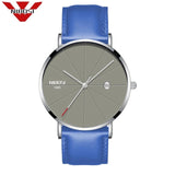 Blue Stainless Steel Watch