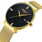 Gold Waterproof Watch