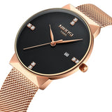 Gold Waterproof Watch