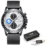 Stainless Steel Waterproof Watch